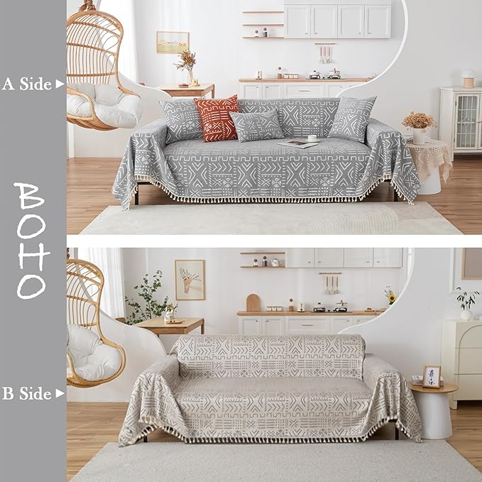 HANDONTIME Bohemian Couch Cover - Image 2