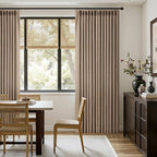 MIULEE Pinch Pleated Thick Linen Curtains 108 Inches Long 2 Panels - Image 5