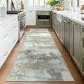 BEIMO Runner Rug for Hallway Kitchen, Soft Modern Abstract Throw Rugs, Low Pile by BEIMO