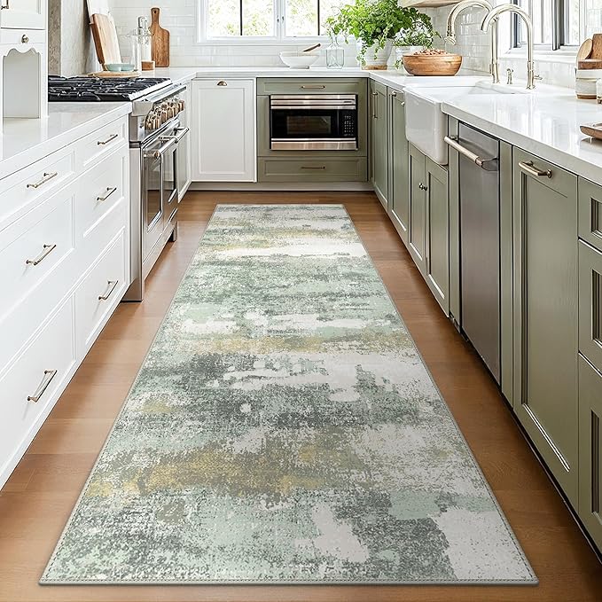 Runner Rug for Hallway Kitchen, 2x10 Machine Washable Runners Rug for Entryway by BEIMO