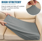 Couch Seat Cushion Covers, Stretch Sofa Cushion Protector Couch Cover - Image 5