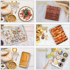 TeamFar Stainless Steel Bakeware Set of 11