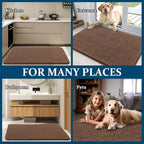OLANLY Dog Door Mat for Muddy Paws 30x17, Absorbs Moisture and Dirt, Absorbent - Image 8