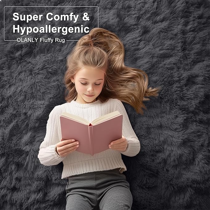 OLANLY 8x11 Machine Washable Large Area Rugs - Image 6
