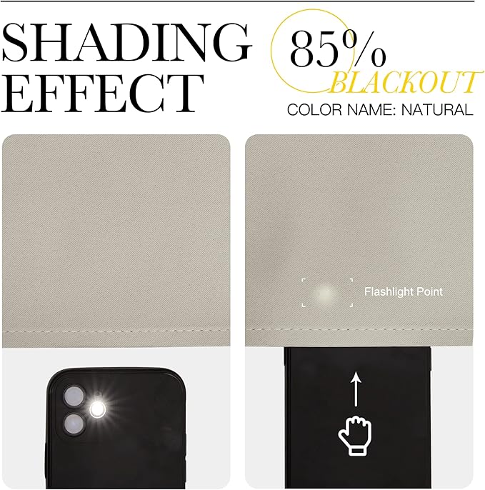 NICETOWN Blackout Curtains for Living Curtains, Room Darkening Window Curtain - Image 4