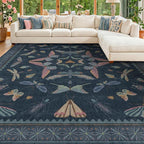 8x10 Large Farmhouse Rugs for Living Room by HazoHaus