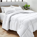 Bare Home Duvet Insert Comforter (Queen, White)