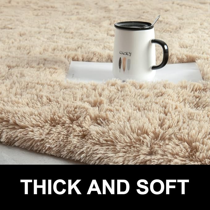 LOCHAS Ultra Soft Indoor Modern Area Rugs Fluffy Living Room Carpets - Image 8