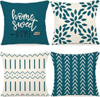 YCOLL Pillow Covers 18x18 Set of 4, Modern Sofa Throw Pillow Cover, Decorative by PillowCoversExpert