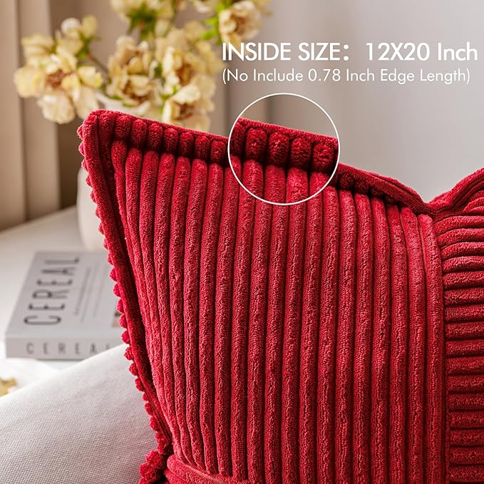 MIULEE Decorative Lumbar Throw Pillow Covers - Image 2