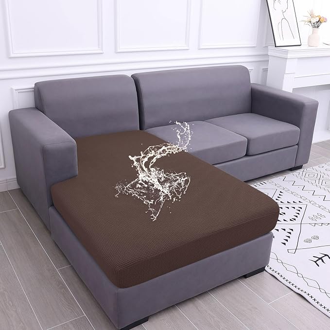 hyha Waterproof Couch Cushion Covers, Sectional Sofa Cushion Slipcovers L Shape by hyha