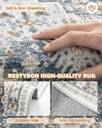 Runner Rug 2x6, Ultra-Thin Entryway Rug Non Slip Washable Rugs - Image 7