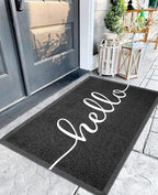 EARTHALL Funny Hello Mats Outside/Inside 48"x32", Front Door Mat Outdoor by EARTHALL