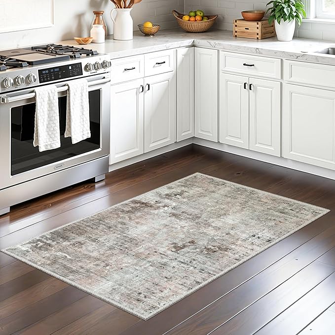 Soalmost 2x3 Abstract Washable Rugs - Image 2