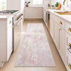 Washable Area Rugs 2'x6' Non-Slip Modern Abstract Soft - Image 5