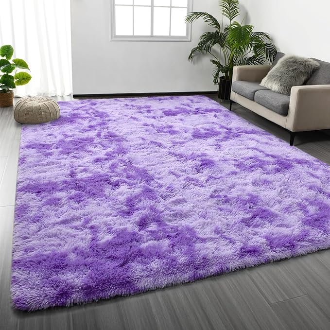 Deerhoo Soft Modern Shaggy Fluffy Carpets by Deerhoo