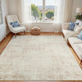 5x7 Area Rugs for Living Room Washable Rug: Anti-Skid Abstract Modern Living by Crority