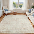 5x7 Area Rugs for Living Room Washable Rug: Anti-Skid Abstract Modern Living by Crority