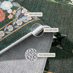 2x10 Washable Hallway Runner Rug - Image 3