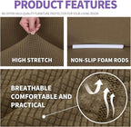ZNSAYOTX Super Stretch Couch Cover Universal Sofa Covers - Image 4