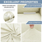 ZNSAYOTX 1 Piece Jacquard Couch Covers - Image 4