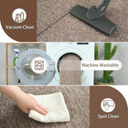 AROGAN Washable 4×6 Bedroom Rug, Modern Area Rugs - Image 4