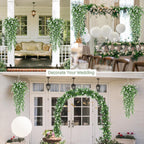 RECUTMS Artificial Hanging Plants Fake Hanging Vines Outdoor Faux Draping