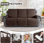 TAOCOCO 100% Waterproof Recliner Sofa Cover, Non Slip Split Couch Covers - Image 6
