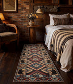 Hallway Runner Rug 2x6 Indoor Door Mat -Western Rug Bear Rustic Cabin Non-Slip - Image 4