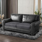 Leather Look Couch Cushion Covers Sofa Seat Slipcovers Sets Couches Furniture - Image 2