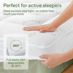 Niagara Sleep Solution Queen Ultra Soft Mattress Topper — Back Pain Relief