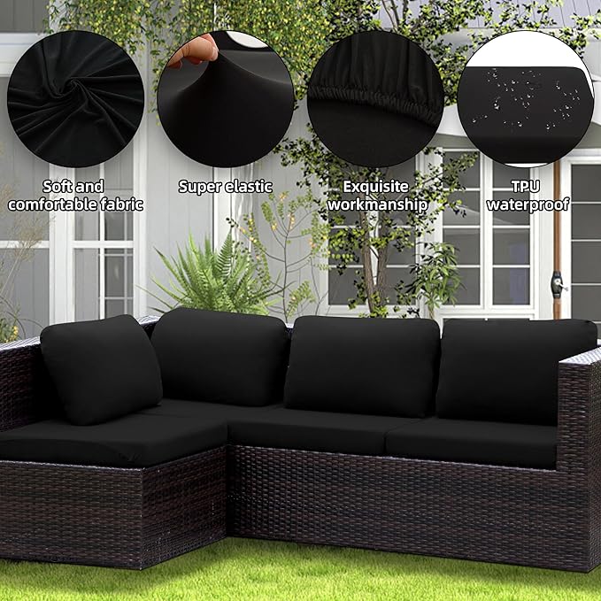Outdoor Cushion Covers Set, Replacement - Image 3