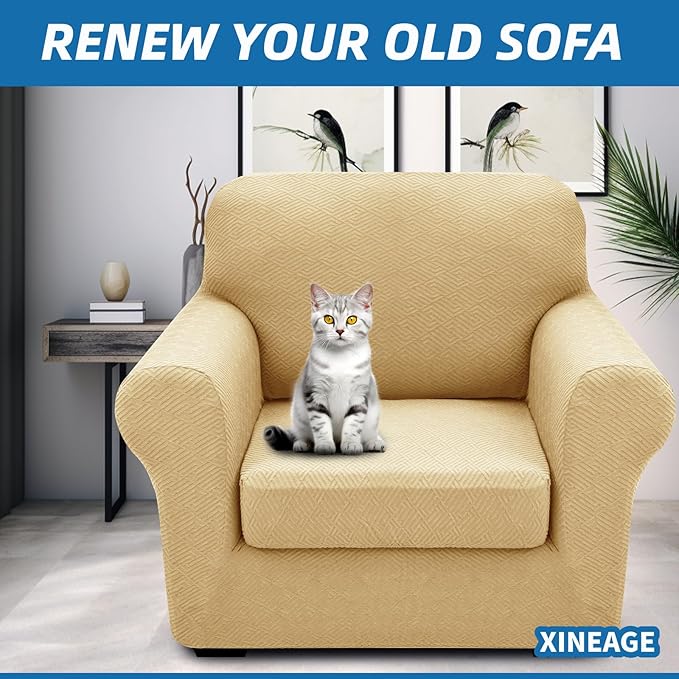 XINEAGE 2026 New 2 Pieces Chair Covers - Image 3
