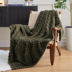 EXQ Home Fleece Throw Blanket for Couch or Bed by EXQHomeTexitleCoLtd