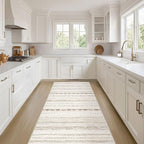 Nakagishi Runner Rug Kitchen Washable Rugs: 3x8 Non-Slip Boho Soft Modern Stain by NakagishiAreaRug