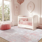 Washable Area Rugs 8'x10' Non-Slip Modern Abstract Soft - Image 2