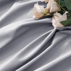 MIULEE Greyish White Velvet Curtains 108 inches Long 2 Panels - Image 4