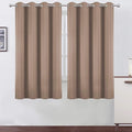 LEMOMO Cappuccino Blackout Curtains 52 x 63 Inch Length/Set of 2 Curtain by Lemomo