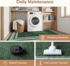 OPPODREAM Border Soft Area Rugs 5x7, Washable Green Rug - Image 6