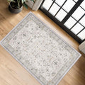 Washable 2x3 Throw Rugs for Entryway, Front Door Mat, Low Pile Non-Slip Small by HazoHaus