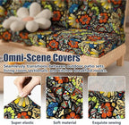8Pcs Stretch Patio Cushion Covers, Outdoor Couch & Sofa Replacement Slipcovers - Image 4
