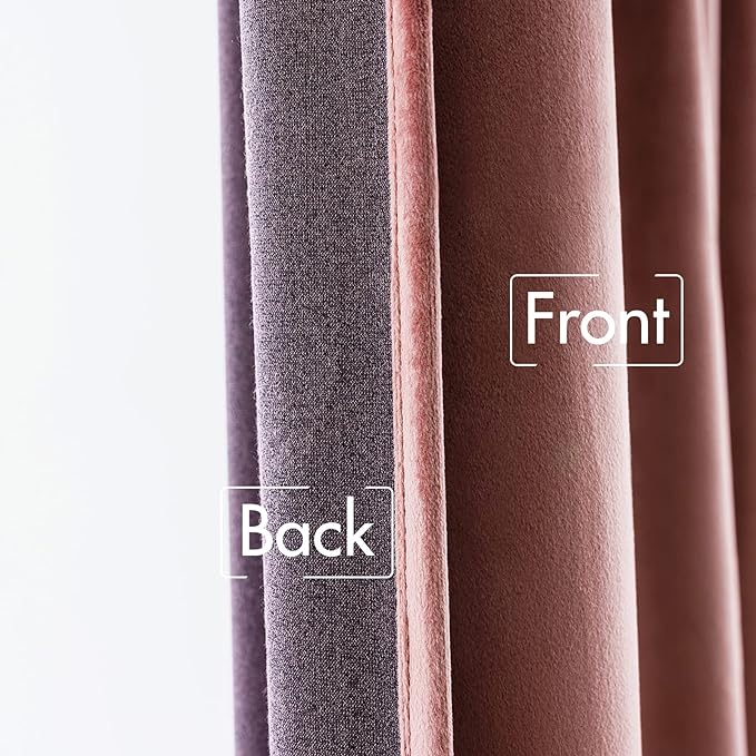 MIULEE Velvet Curtains 84 inches 2 Panels - Image 6