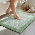 Bathroom Rugs 30x20 Non Slip Washable, Soft Absorbent Quick Dry Mats by Unknown