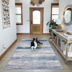 KOZYFLY Washable Area Rug 5x7 Modern Ombre Thin Rugs - Image 7