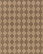 Lahome Colette Checkered Easy Jute Rug 8x10, Washable Rugs - Image 8