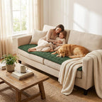 Smiry Couch Cover for Dogs Washable, Non Slip Fuzzy Pet Couch Covers for 3 - Image 5