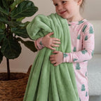 Bedsure GentleSoft Fleece Bed Blankets Full Size Green - Image 6