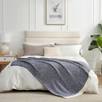 Snuggle Sac Oversized Navy Blanket, Twin XL Size - Image 7