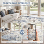 UERMEI 5x7 Area Rug Living Room Rugs Thickened - Image 5
