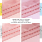 NICETOWN Baby Pink Sheer Curtains 96 Inches Long, Grommet Airy & Lightweight - Image 7